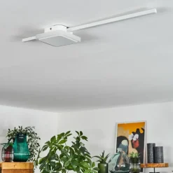 hofstein Plafonnier Amdal LED Blanc, 2 lumières