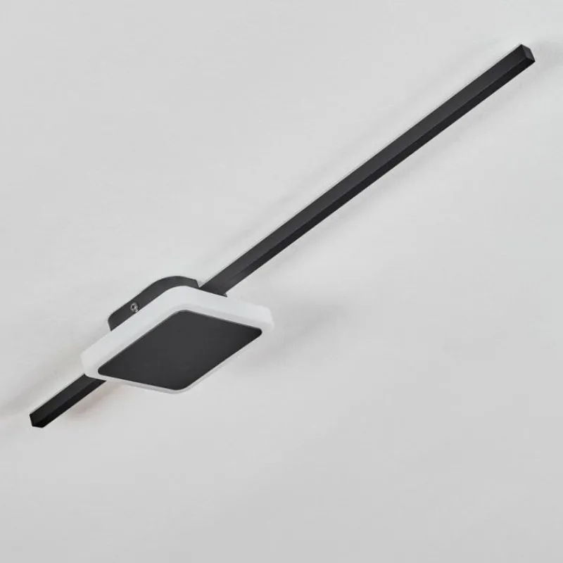 hofstein Plafonnier Amdal LED Noir, Blanc, 2 lumières
