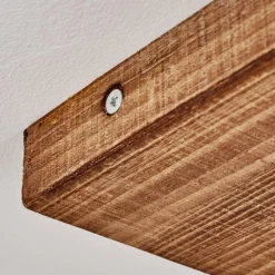 Lampes Vintages & Rétros-hofstein Plafonnier Amnicon Bois clair, Noir, 3 lumières