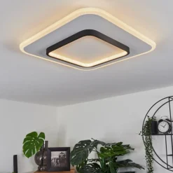 hofstein Plafonnier Andelfingen LED Blanc, 1 lumière, Télécommandes