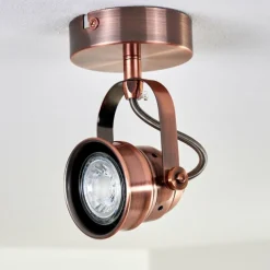 Lampes Industrielles-hofstein Plafonnier Aniak LED Cuivre, 1 lumière