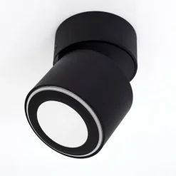 hofstein Plafonnier Appleton LED Noir, 1 lumière