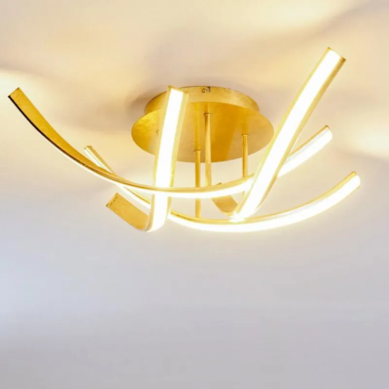 Lampes Dorées-hofstein Plafonnier Aranu LED Or, 4 lumières