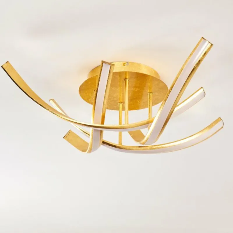 Lampes Dorées-hofstein Plafonnier Aranu LED Or, 4 lumières