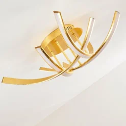 Lampes Dorées-hofstein Plafonnier Aranu LED Or, 4 lumières