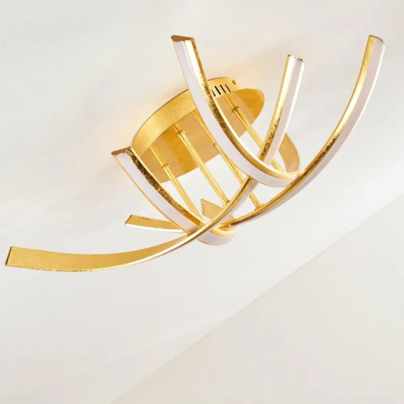 Lampes Dorées-hofstein Plafonnier Aranu LED Or, 4 lumières