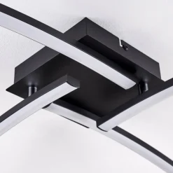 hofstein Plafonnier Aringa LED Noir, 1 lumière