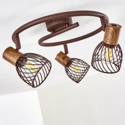 Lampes Vintages & Rétros-hofstein Plafonnier Arjen Rouille, 3 lumières