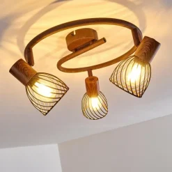 Lampes Vintages & Rétros-hofstein Plafonnier Arjen Rouille, 3 lumières