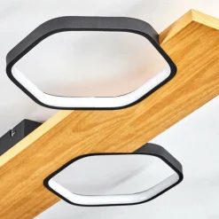 hofstein Plafonnier Arminda LED Écru, Noir, 1 lumière