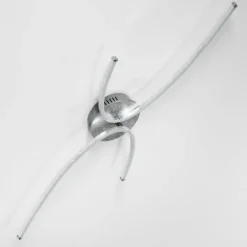 hofstein Plafonnier Askim LED Argenté, 1 lumière