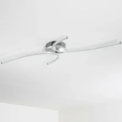 hofstein Plafonnier Askim LED Argenté, 1 lumière