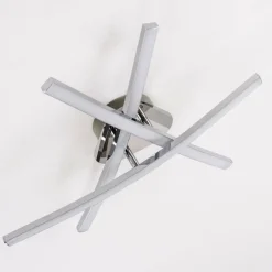 hofstein Plafonnier ATOME LED Chrome, 3 lumières