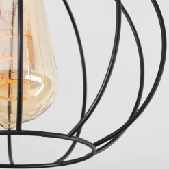 Luminaires Scandinaves-hofstein Plafonnier Aumal Couleur bois, 4 lumières