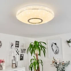 hofstein Plafonnier Auxerre LED Blanc, 1 lumière