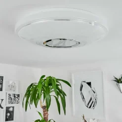 hofstein Plafonnier Auxerre LED Blanc, 1 lumière