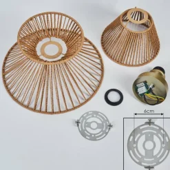 Luminaires Scandinaves-hofstein Plafonnier Avarenta Laiton, 1 lumière