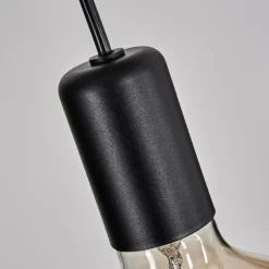 Lampes Vintages & Rétros-hofstein Plafonnier Avestruz Écru, Noir, 6 lumières