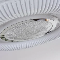 hofstein Plafonnier Avoriaz LED Transparent, Blanc, 1 lumière, Télécommandes