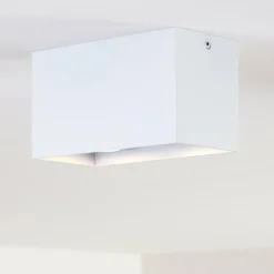 hofstein Plafonnier Awuna Blanc, 2 lumières