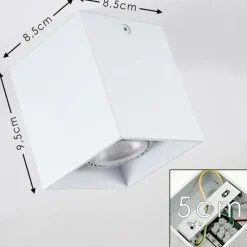 hofstein Plafonnier Awuna Blanc, 1 lumière