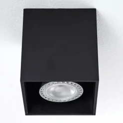 hofstein Plafonnier Awuna Noir, 1 lumière