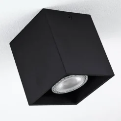 hofstein Plafonnier Awuna Noir, 1 lumière