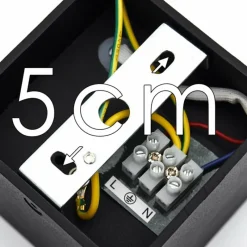 hofstein Plafonnier Awuna Noir, 1 lumière