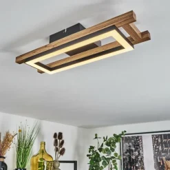 hofstein Plafonnier Ayajasco LED Écru, Noir, 1 lumière