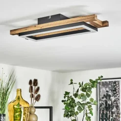 hofstein Plafonnier Ayajasco LED Écru, Noir, 1 lumière