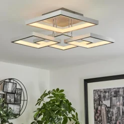 hofstein Plafonnier Bacolod LED Aluminium, 1 lumière