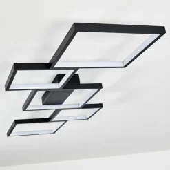 hofstein Plafonnier Bacolod LED Noir, 1 lumière