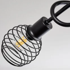 hofstein Plafonnier Ballis Écru, Noir, 3 lumières