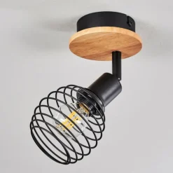 hofstein Plafonnier Ballis Écru, Noir, 1 lumière