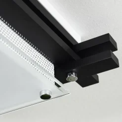 hofstein Plafonnier Balouta Noir, Blanc, 1 lumière