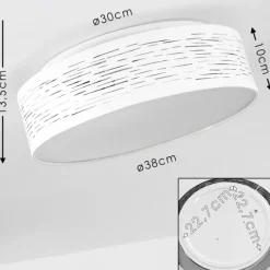 hofstein Plafonnier Bandol LED Blanc, 1 lumière