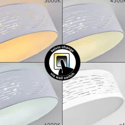 hofstein Plafonnier Bandol LED Blanc, 1 lumière