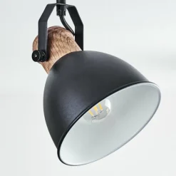 hofstein Plafonnier Banjul Brun, Noir, 4 lumières