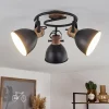 Lampes Industrielles-hofstein Plafonnier Banjul Noir, 3 lumières