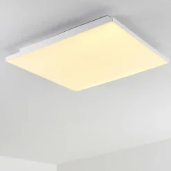 hofstein Plafonnier Bankura LED Blanc, 1 lumière, Télécommandes