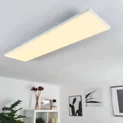 hofstein Plafonnier Bankura LED Blanc, 1 lumière, Télécommandes