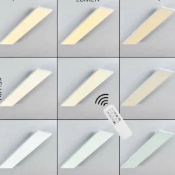 hofstein Plafonnier Bankura LED Blanc, 1 lumière, Télécommandes