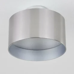hofstein Plafonnier Baraboo LED Nickel mat, 2 lumières