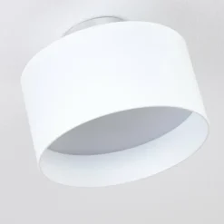 hofstein Plafonnier Baraboo LED Nickel mat, 2 lumières