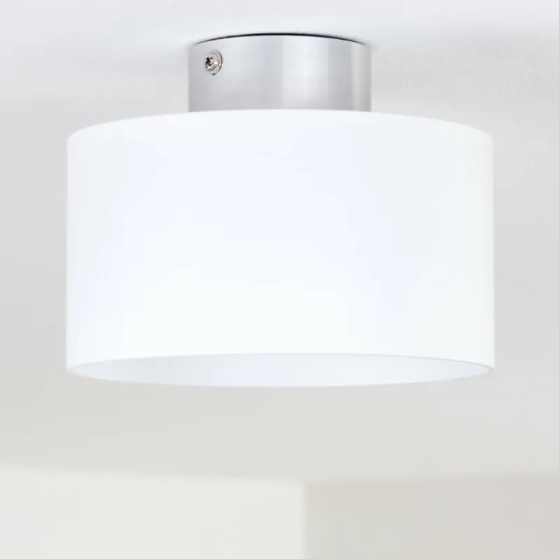 hofstein Plafonnier Baraboo LED Nickel mat, 2 lumières