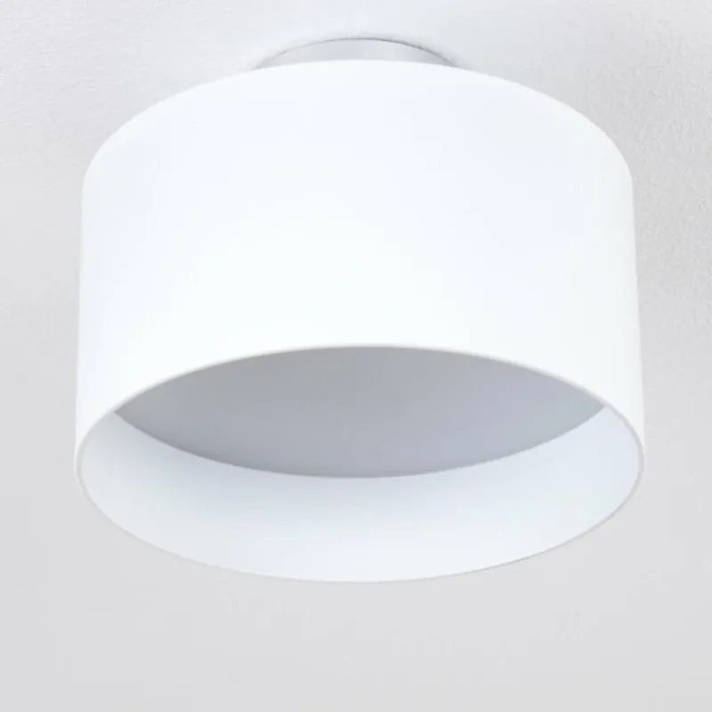 hofstein Plafonnier Baraboo LED Nickel mat, 2 lumières