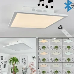 hofstein Plafonnier Barasat LED Blanc, 1 lumière