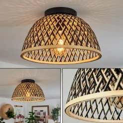 Luminaires Scandinaves-hofstein Plafonnier Barayn Noir, 1 lumière