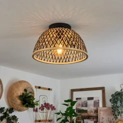 Luminaires Scandinaves-hofstein Plafonnier Barayn Noir, 1 lumière