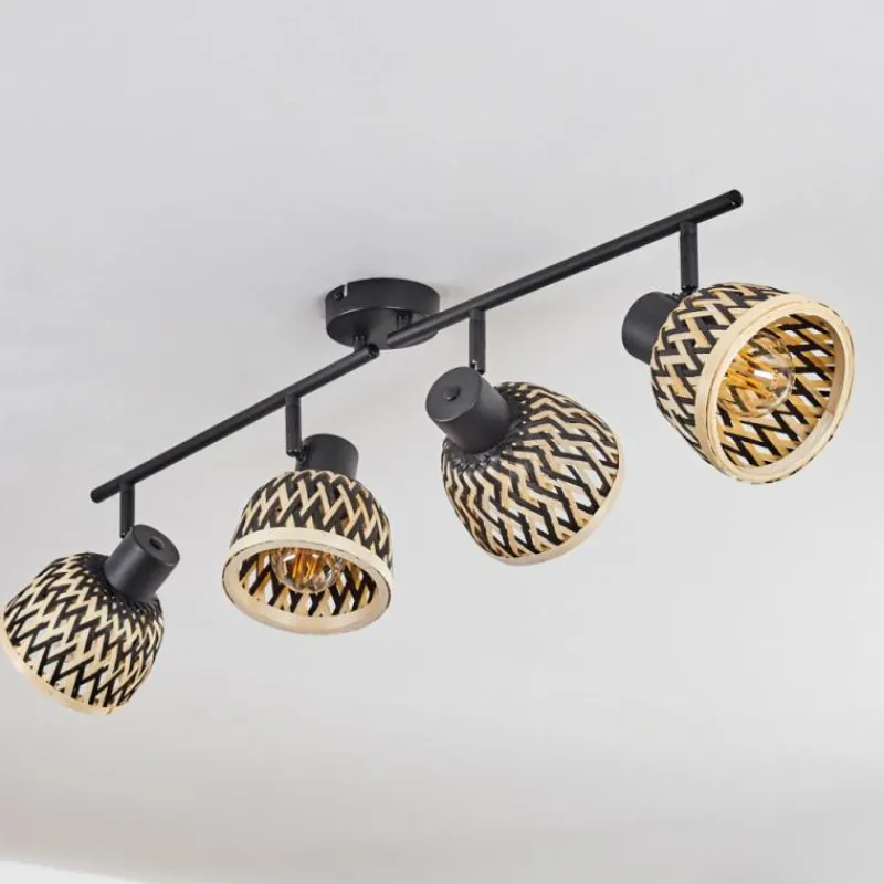 Luminaires Scandinaves-hofstein Plafonnier Barayn Noir, 4 lumières